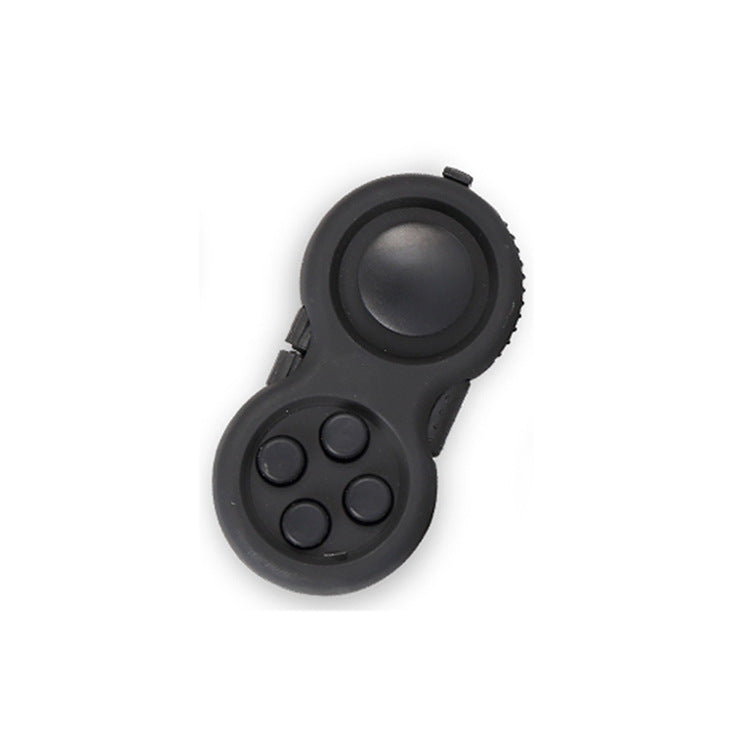Stress-Relief Puzzle Handle with Non-Slip Silicone Ergonomic Design for Gaming and Office Use, Finger Stress-Relief Toy