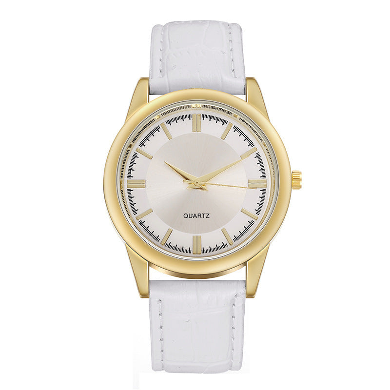 Wholesale Men's Watches Leather Strap Quartz Watch Men's Watch Casual Business Men's Watch Large Dial