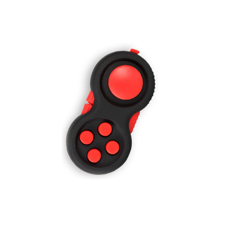 Stress-Relief Puzzle Handle with Non-Slip Silicone Ergonomic Design for Gaming and Office Use, Finger Stress-Relief Toy