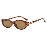 Oval Minimalist Sunglasses 2026 New Trendy Sunglasses Street Style High-End Women's Sunglasses