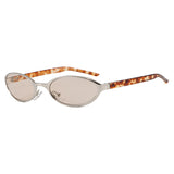 Wang Hedi's Same Style Oval Sunglasses 2026 New Model Cool and Stylish Sunglasses with Uv Protection and a High-End Feel