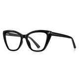 New anti-blue light plain glasses 2148 personality progressive color cat glasses frame Brazil North America foreign trade plain glasses for women