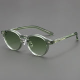2025 New Light Tea Frame Glasses Men's Trendy Sunglasses Women's Personalized Advanced Sunglasses with Power-adjustable Myopia Glasses
