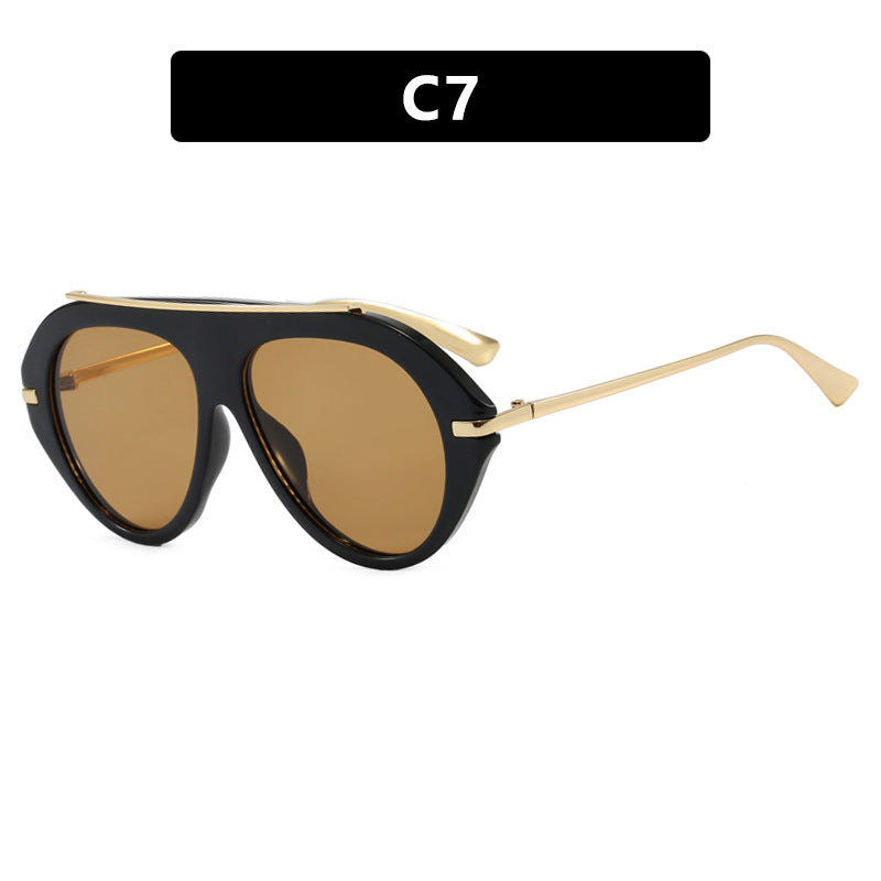 Toad-Shaped Sunglasses Pilot Style 2026 New Model Retro Sunglasses with Unique Shape for Driving