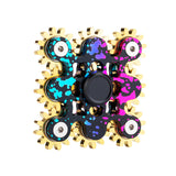 Fingertip gyro planet wheel finger gyro pure copper gear Ferris wheel gear linkage rotating power decompression toy