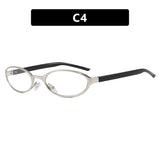 Wang Hedi's Same Style Oval Sunglasses 2026 New Model Cool and Stylish Sunglasses with Uv Protection and a High-End Feel