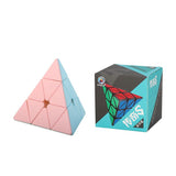Holy Hand Legend Macaron Color Level 3 Interesting Introduction 2345 Level Stress Reduction Rubik's Cube Pink Educational Toy