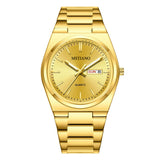 2025 Swiss Brand Export Waterproof Luminous Calendar Men's Watch Business Stainless Steel High-End Trendyy Student Watch