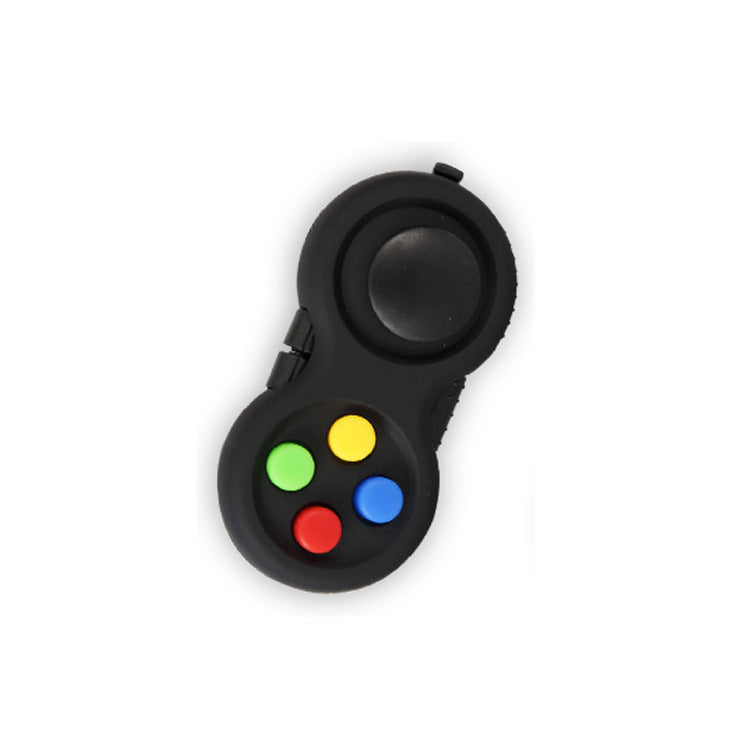 Stress-Relief Puzzle Handle with Non-Slip Silicone Ergonomic Design for Gaming and Office Use, Finger Stress-Relief Toy