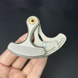 Pirate hammer three-layer metal push card limit magnetic mechanical rhythm pop coin fingertip gyro EDC decompression toy
