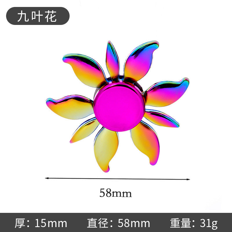 New Alloy Fingertip Spinner Stress-Relief Toy Hand Spinner Finger Spinner Street Stall Toy
