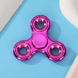 Rotating Fidget Spinner Abs Plastic Three-Finger Stress Relief Toy Hand Spinner Finger Stall Edc Toy