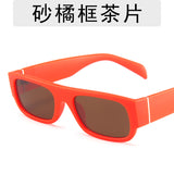 New European and American Cross-border Hip-hop Sunglasses Retro Small Frame Internet Celebrity Glasses Ins Candy Color Personalized Wear Sunglasses