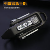 Cross-Border Push Egg Pop Coin Edc Metal Stress Relief Toy Fingertip Spinner Push Card Black Technology Pendant