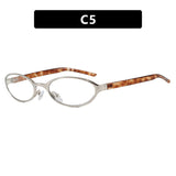 Wang Hedi's Same Style Oval Sunglasses 2026 New Model Cool and Stylish Sunglasses with Uv Protection and a High-End Feel