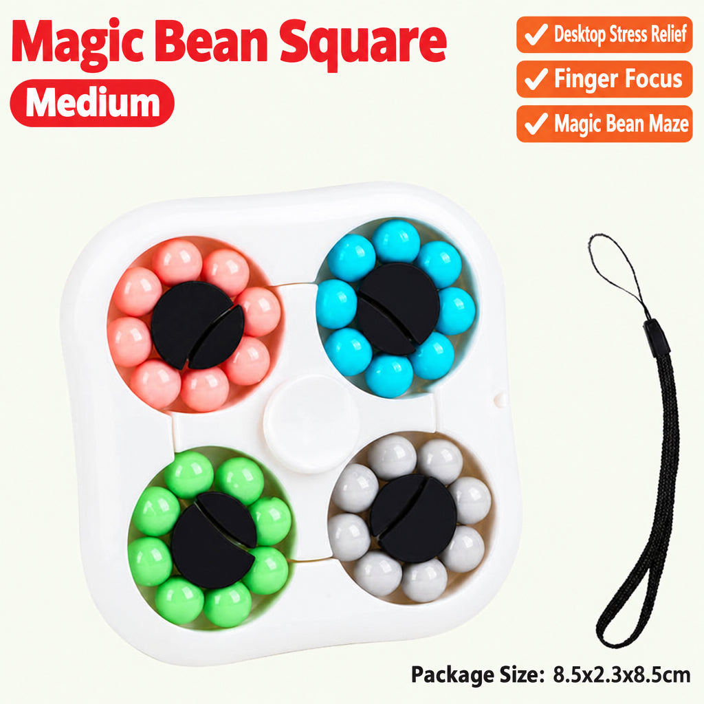 A generation of magic beans Rubik's cube boy gyro finger rotating ball decompression artifact children's educational toys