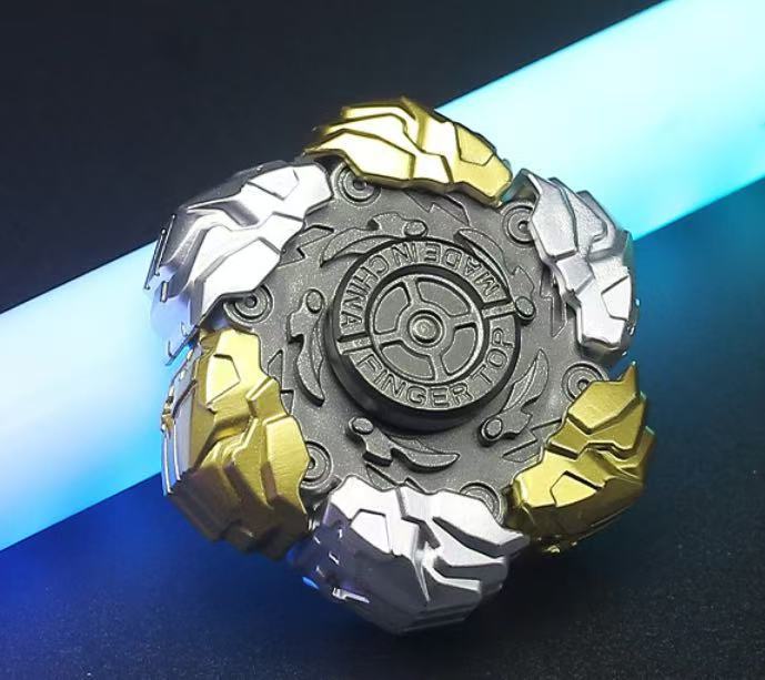 Cross-border mechanical fingertip gyro decompression rotating vent small toy finger gyro boys birthday gift batch