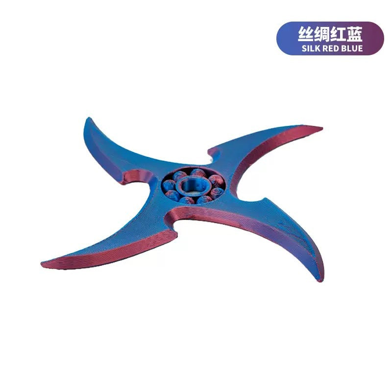Cross-border 3D printed stress-relief toy, Naruto finger spinner, finger-spinning dart 3D printed toy