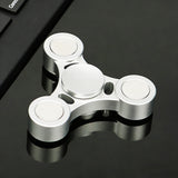 Edc Fingertip Spinner Aluminum Alloy Finger Spinner Stainless Steel Magic Stress-Relief Rotating Gadget Black Technology