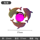 New Alloy Fingertip Spinner Stress-Relief Toy Hand Spinner Finger Spinner Street Stall Toy