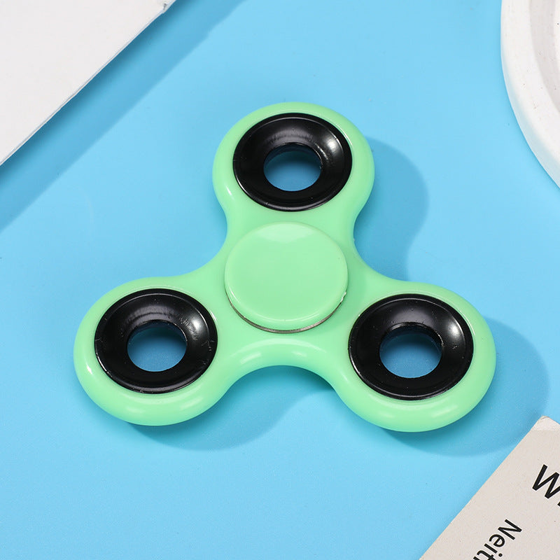 Rotating Fidget Spinner Abs Plastic Three-Finger Stress Relief Toy Hand Spinner Finger Stall Edc Toy