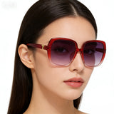2026 New Women's Sunglasses, Men's Driver's Driving Sunglasses, Anti-Uv Toad Glasses, Fashionable Large Frame Wholesale