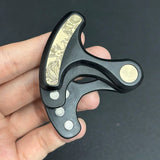 Pirate hammer three-layer metal push card limit magnetic mechanical rhythm pop coin fingertip gyro EDC decompression toy