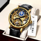 Kinyued Fully Automatic Mechanical Watch Business Men's Watch Tourbillon Mechanical Watch Men's Multi-Functional Men's Watch