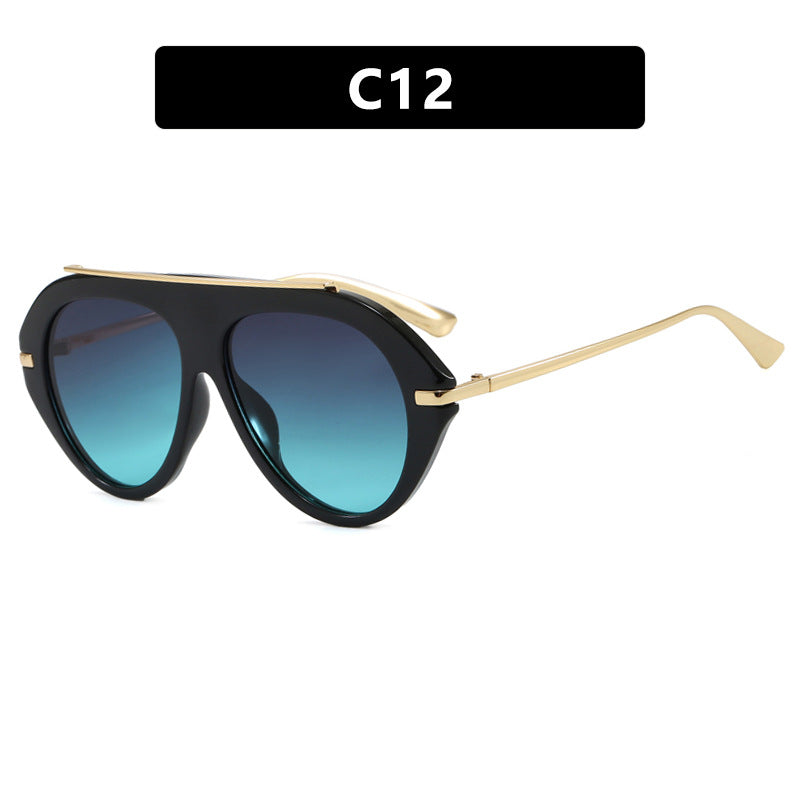 Toad-Shaped Sunglasses Pilot Style 2026 New Model Retro Sunglasses with Unique Shape for Driving