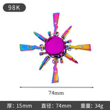 New Alloy Fingertip Spinner Stress-Relief Toy Hand Spinner Finger Spinner Street Stall Toy