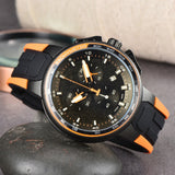New AliExpress WIS foreign trade men's 6-hand silicone strap quartz watch TT chronograph from the source manufacturer