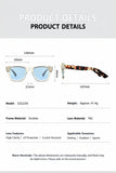 Unisex Thick Frame Square Sunglasses – European & American Style Acetate Fashion Glasses for Driving & Travel