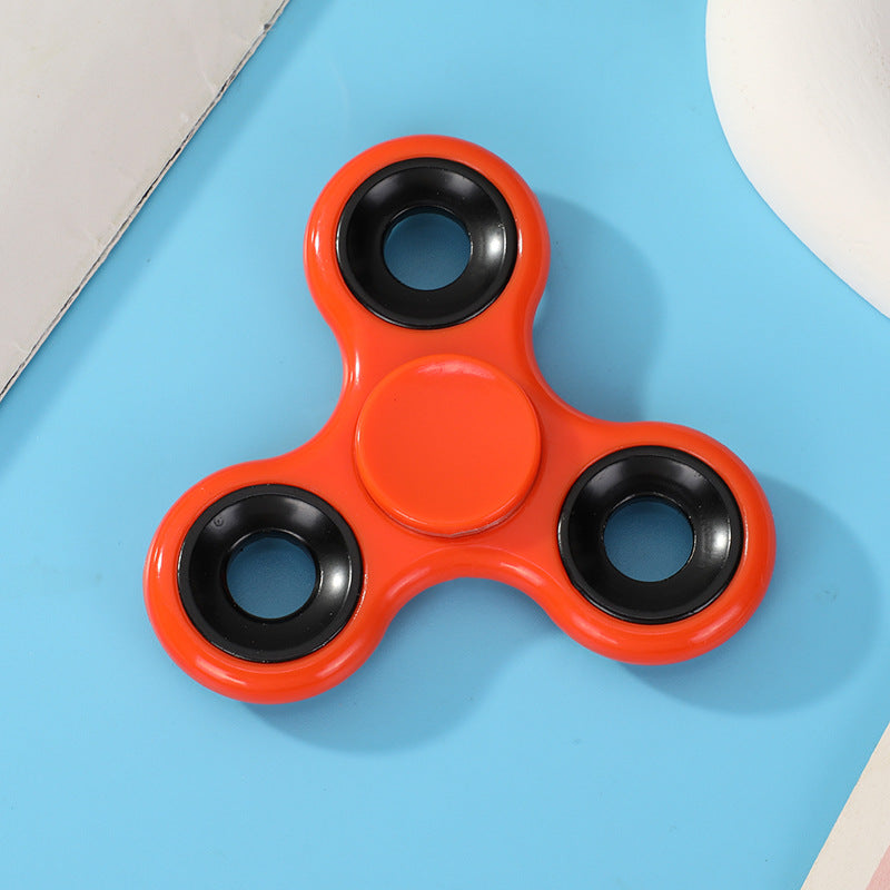Rotating Fidget Spinner Abs Plastic Three-Finger Stress Relief Toy Hand Spinner Finger Stall Edc Toy
