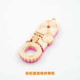 Cross-Border Hot-Selling 3D Printed Three-In-One Fingertip Stress Relief Toy Pendant with Rotating Gears for Relaxation and Anxiety Relief