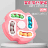 A generation of magic beans Rubik's cube boy gyro finger rotating ball decompression artifact children's educational toys