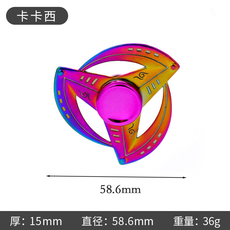 New Alloy Fingertip Spinner Stress-Relief Toy Hand Spinner Finger Spinner Street Stall Toy