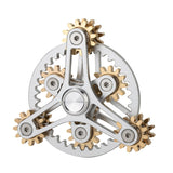 Fingertip gyro planet wheel finger gyro pure copper gear Ferris wheel gear linkage rotating power decompression toy
