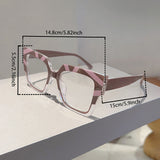 Square Frame Blue Light Blocking Glasses – Fashion Trend Eyewear for Adults