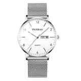 TikTok Watch Men's Waterproof Double Calendar Trend Starry Sky Non-mechanical Watch Quartz Watch Luminous New Wholesale Cross-Border