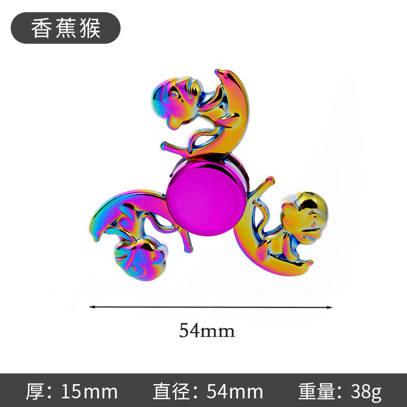 New Alloy Fingertip Spinner Stress-Relief Toy Hand Spinner Finger Spinner Street Stall Toy