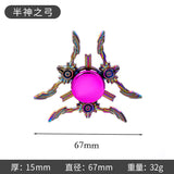New Alloy Fingertip Spinner Stress-Relief Toy Hand Spinner Finger Spinner Street Stall Toy