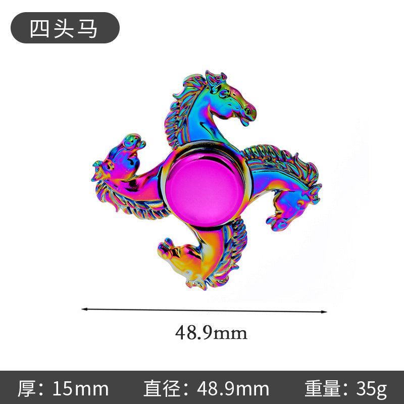 New Alloy Fingertip Spinner Stress-Relief Toy Hand Spinner Finger Spinner Street Stall Toy