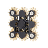 Fingertip gyro planet wheel finger gyro pure copper gear Ferris wheel gear linkage rotating power decompression toy