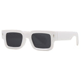 2026 European and American Thick-Framed Men's Sunglasses Trendy Square Frame Export Glasses with Personalized Rivet Decoration Cross-Border Sunglasses