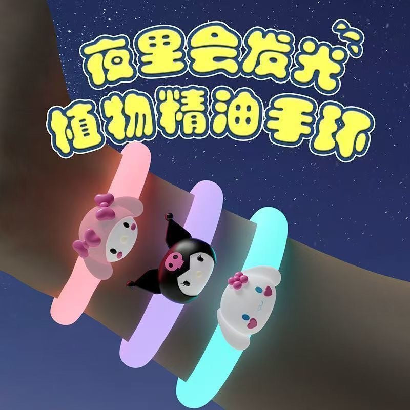 Rotating Gyro Bracelet, Slap Ring, Light-Up Wristband for Children and Adults, Anti-Mosquito Bite Gadget
