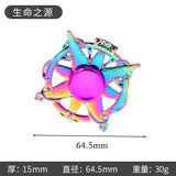 New Alloy Fingertip Spinner Stress-Relief Toy Hand Spinner Finger Spinner Street Stall Toy