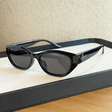 2026 European and American New Cross-Border Sunglasses Tr90 Cat-Eye Small Frame Polarized Glasses Unisex with Rhinestone Decoration Sunglasses