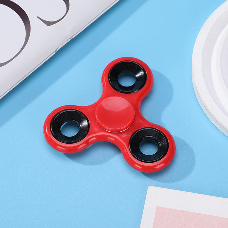 Rotating Fidget Spinner Abs Plastic Three-Finger Stress Relief Toy Hand Spinner Finger Stall Edc Toy