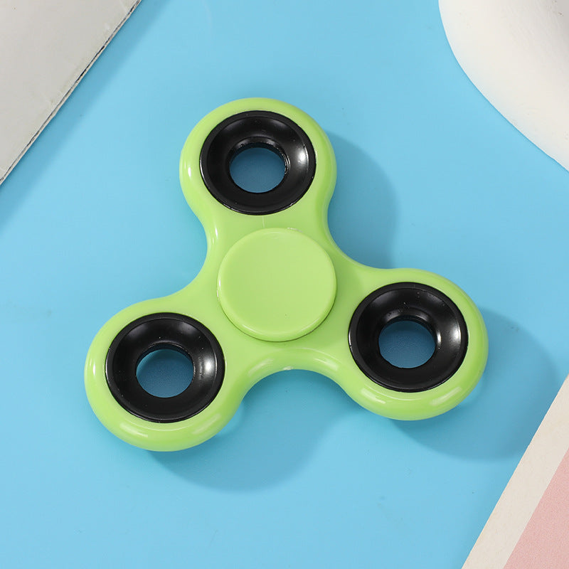 Rotating Fidget Spinner Abs Plastic Three-Finger Stress Relief Toy Hand Spinner Finger Stall Edc Toy