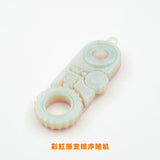 Cross-Border Hot-Selling 3D Printed Three-In-One Fingertip Stress Relief Toy Pendant with Rotating Gears for Relaxation and Anxiety Relief